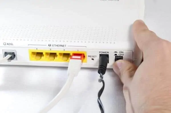 reboot router