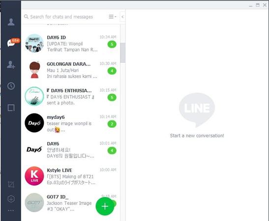 Fitur LINE for PC 1
