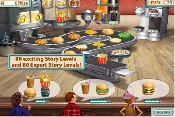 burger shop games v8