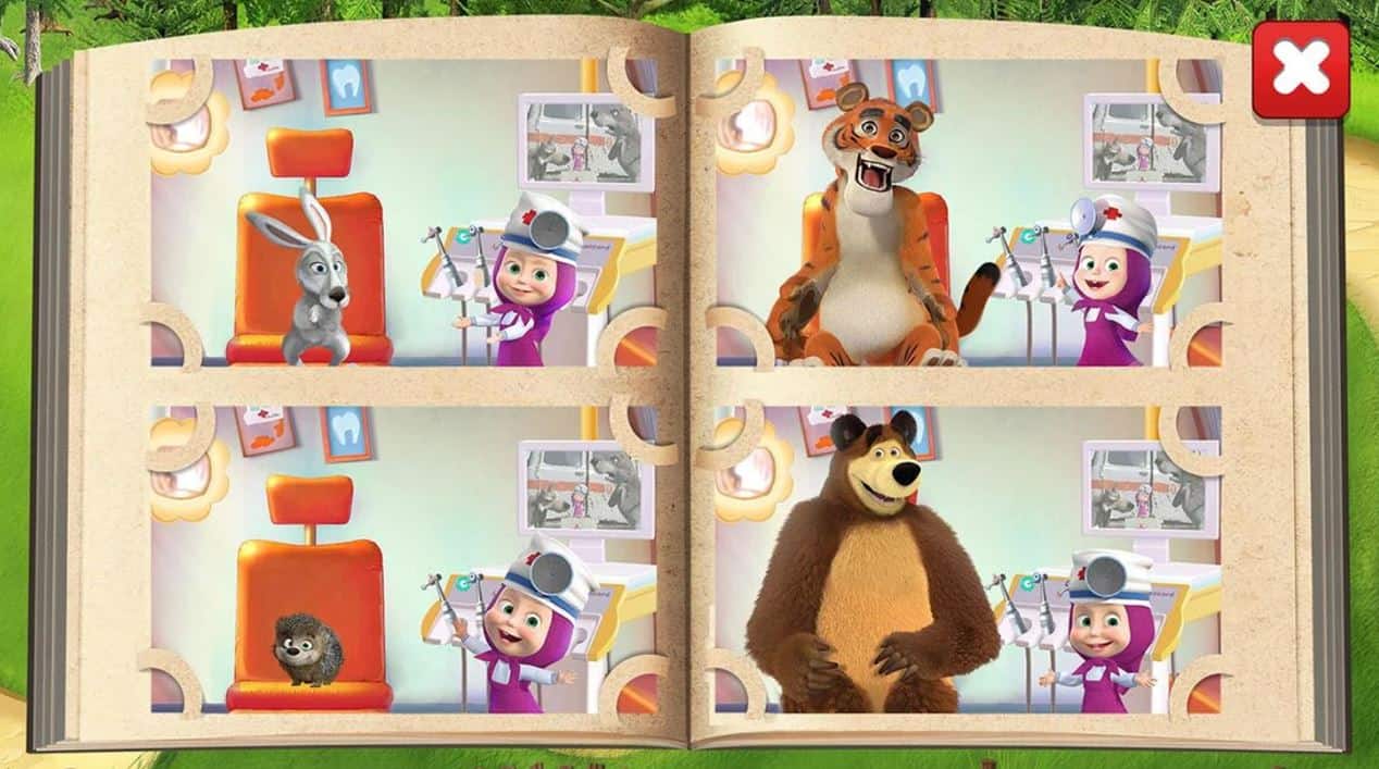 Masha and the Bear Free Dentist Games for Kids