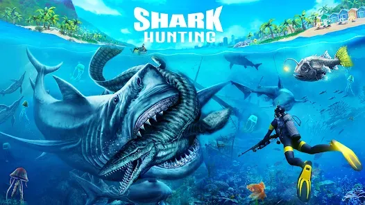 Shark Hunter Simulator Games _