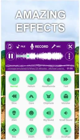 приложение для изменения голоса Voice Changer Звуковые эффекты