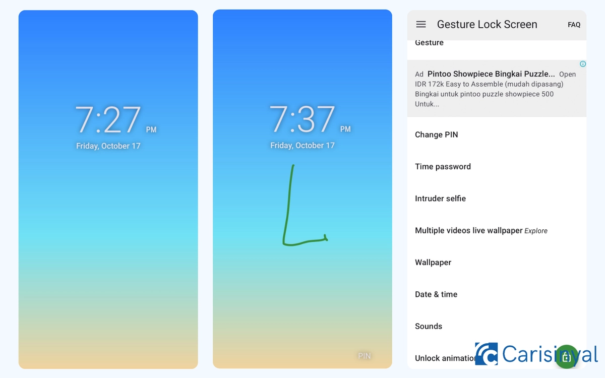 Gesture Lock Screen_