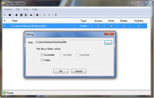 Easy File Locker cara menyembunyikan folder di laptop