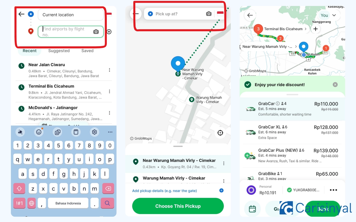 Cara Memesan GrabCar Reguler_2_