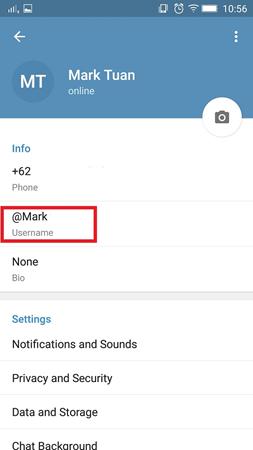 Cara Menentukan Username di Telegram 3