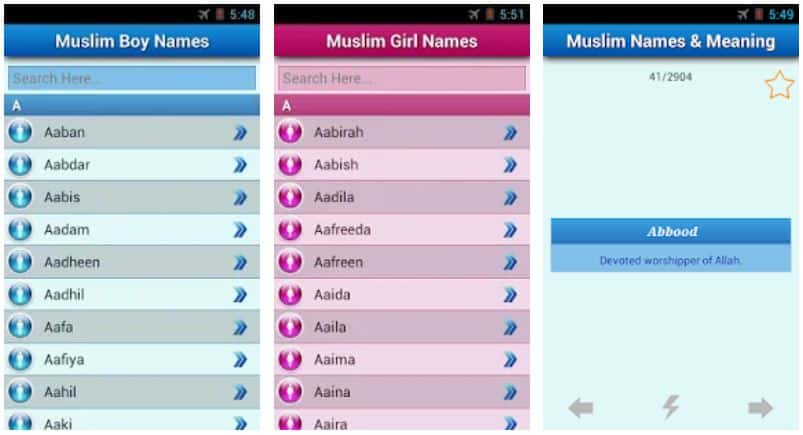 Muslim Baby Names and Meaning