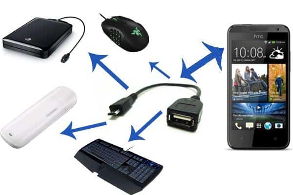 Menghubungkan Keyboard ke Perangkat Android USB OTG