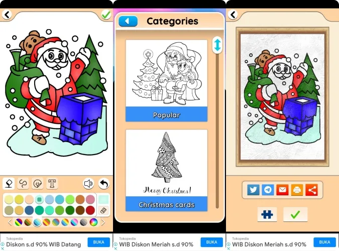 coloring christmas 1-side_