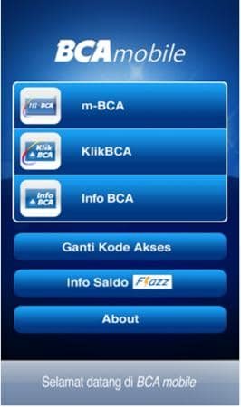 aplikasi m-banking BCA Mobile