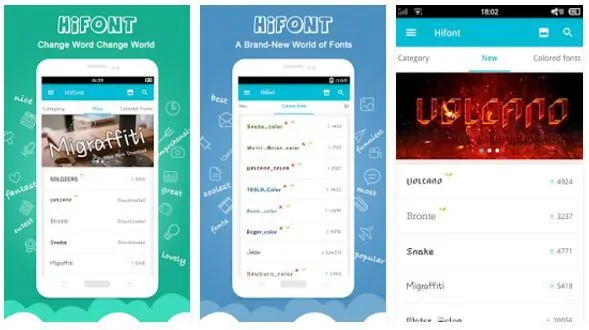 Aplikasi Font HiFont untuk Android