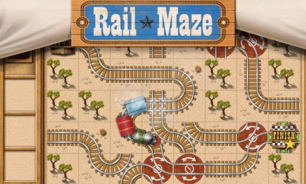Rail Maze Train puzzler