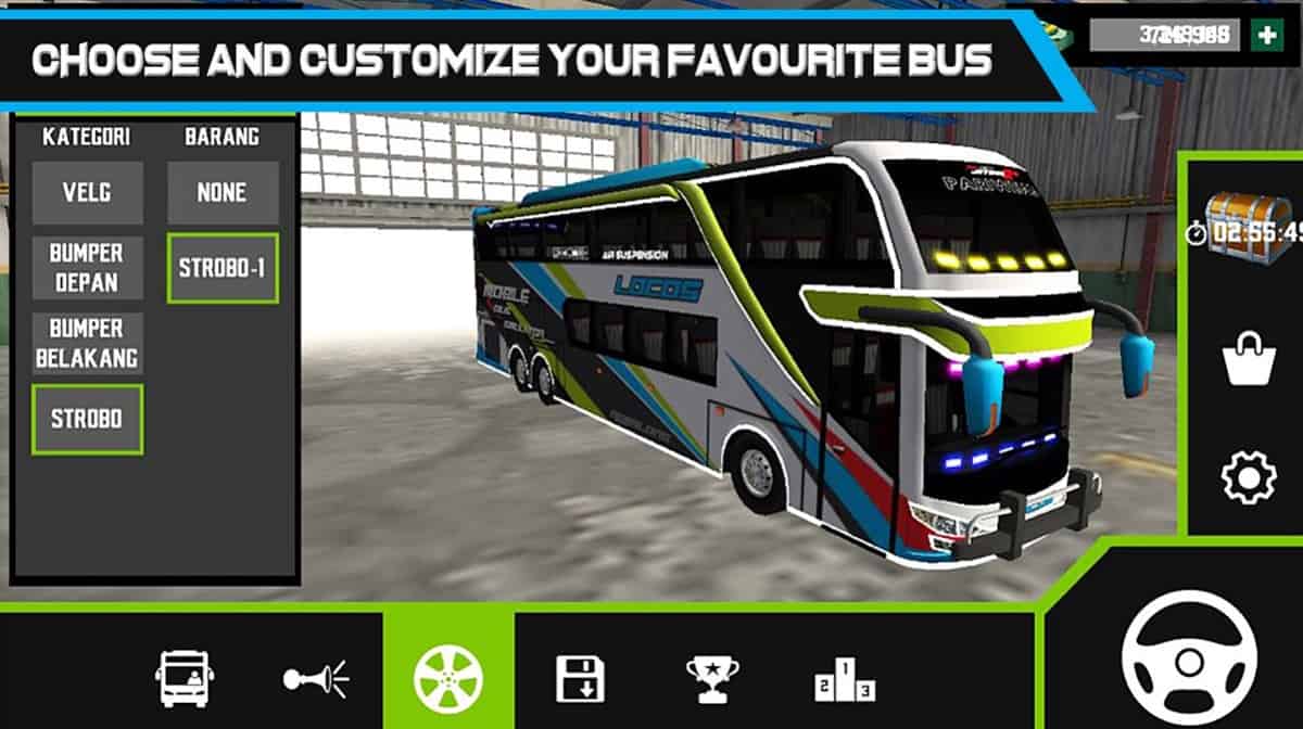 Simulator bus seluler
