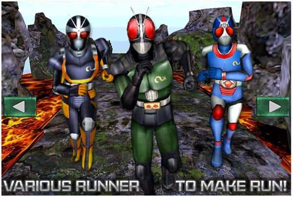 3D Mask Run Rider Man Rush