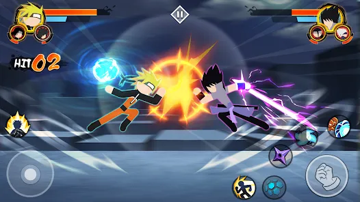 7. Stickman Ninja - 3v3 Battle Arena _