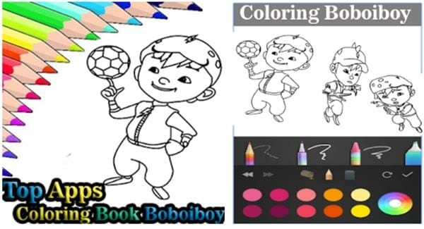 Boboiboy coloring for kids Jaman Now