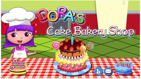 Dora birthday cake bakery shop