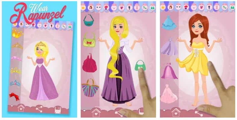 Dress Up Princess Rapunzel - Beauty Salon Games