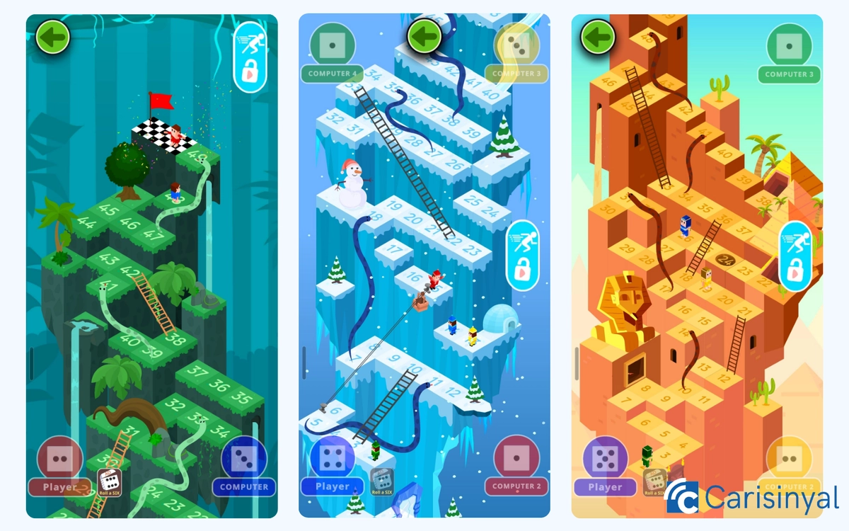 Snakes and Ladders Board Games_