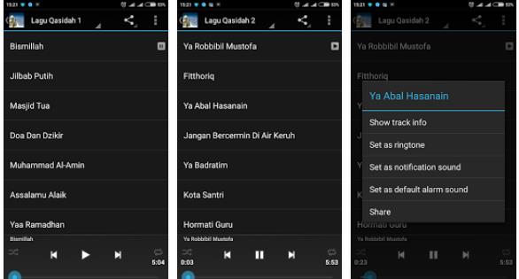 aplikasi Lagu Qasidah MP3