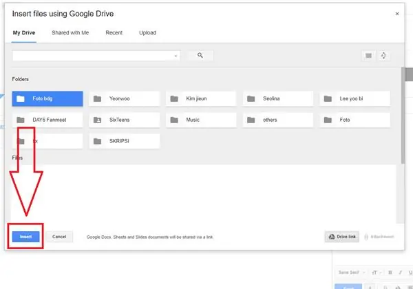 Mengirim Folder di Google Drive 2
