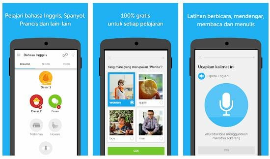 Aplikasi Belajar Bahasa Korea Duolingo