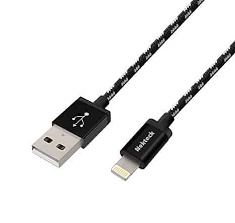 The Nekteck Premium Lightning to USB Charge and Sync Cable