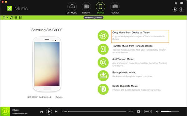 Transfer Musik antar Android & iTunes