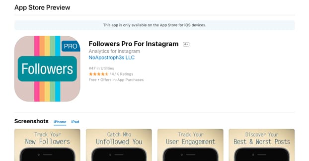 8 Aplikasi Cek Followers Instagram Terbaik dan Gratis 7