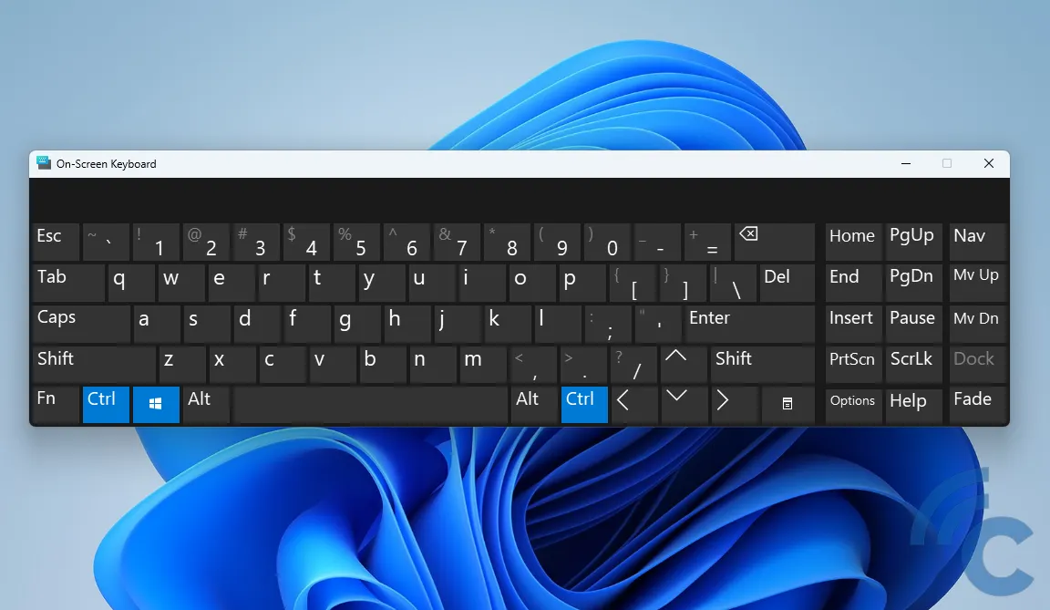 screen on keyboard_