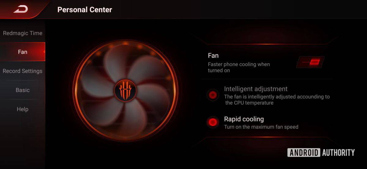 fan system zte nubia red magix 3s