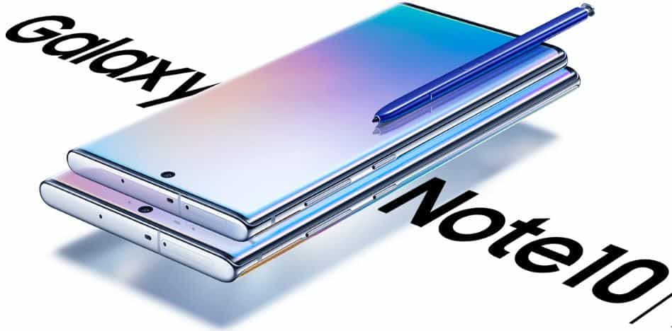 Galaxy Note 10 Desain