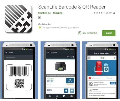 ScanLife Barcode & QR Reader