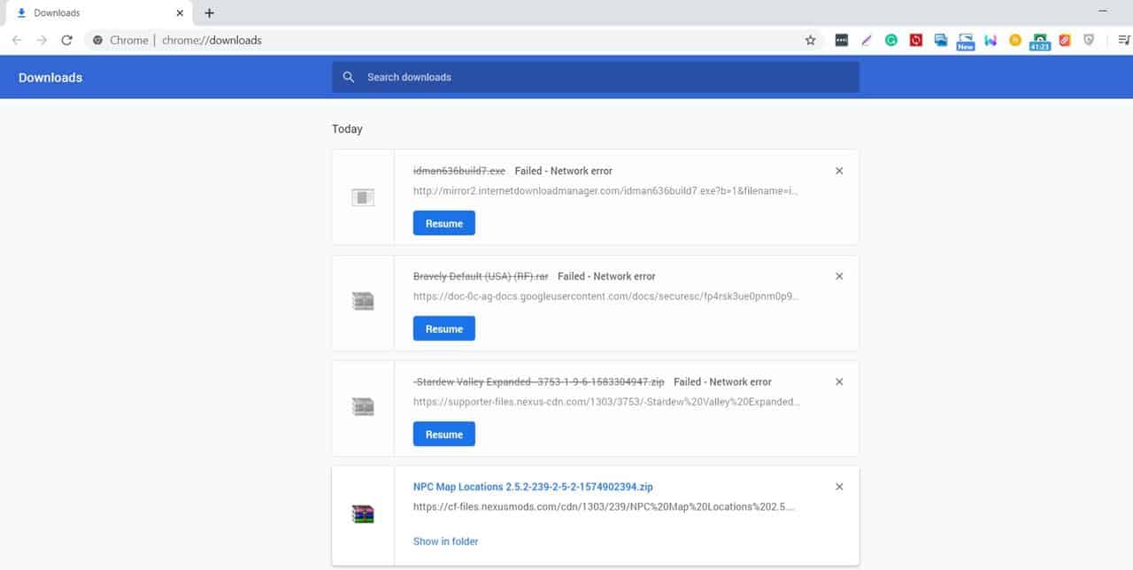 Inilah Cara Melanjutkan Download Yang Gagal Di Google Chrome