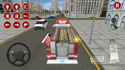 Real Fire Truck Driving Simulator- Fire Fighting_