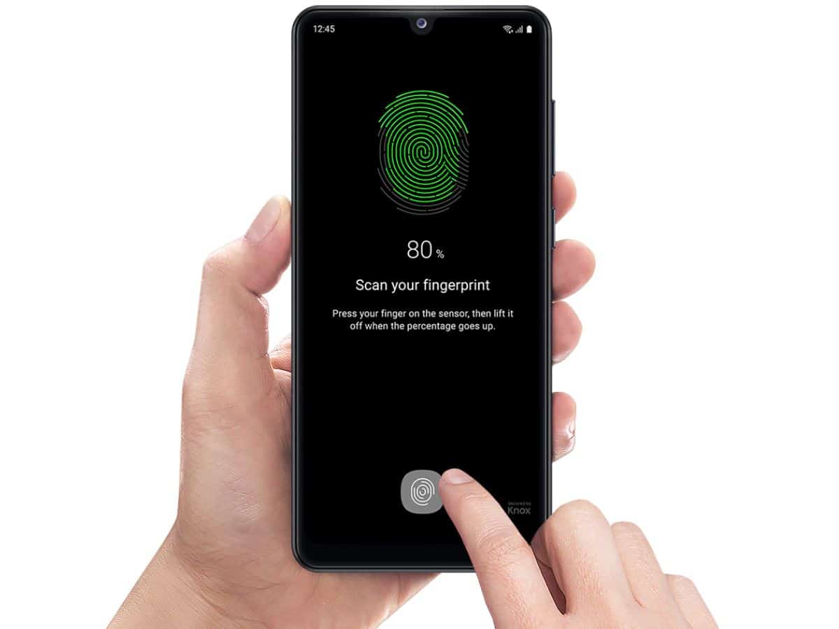 fingerprint Samsung Galaxy A31