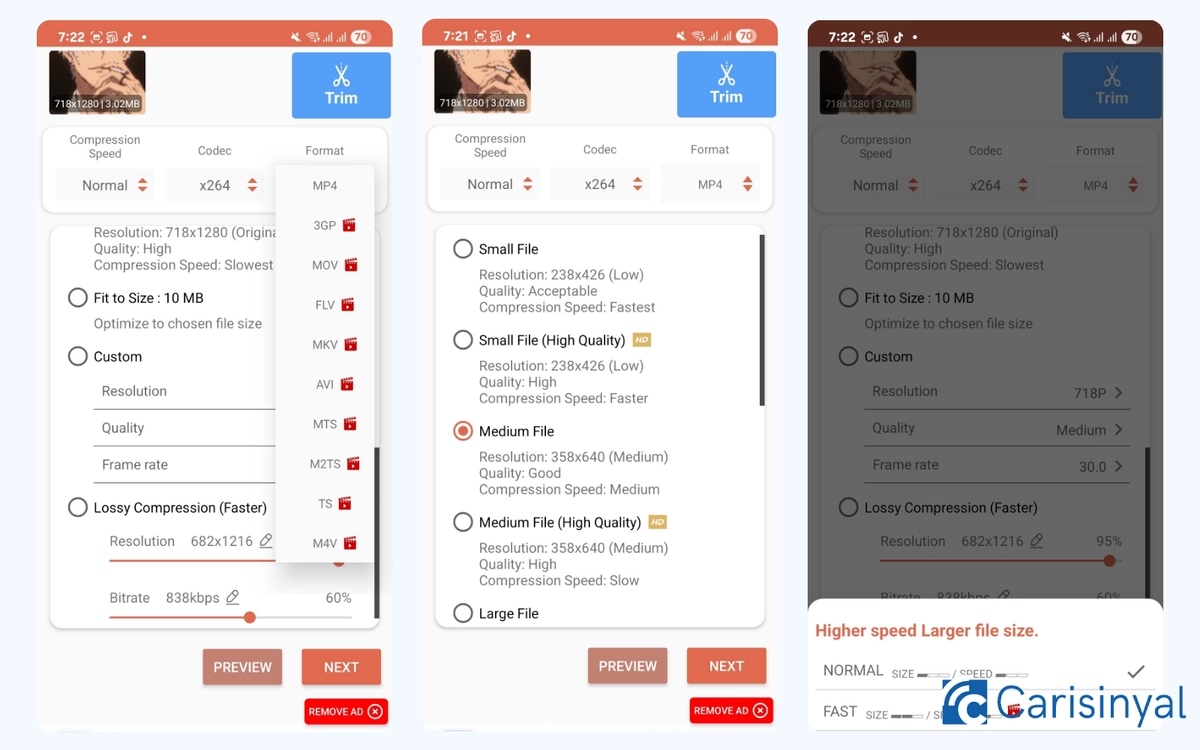 Inverse AI Video Size Compressor_