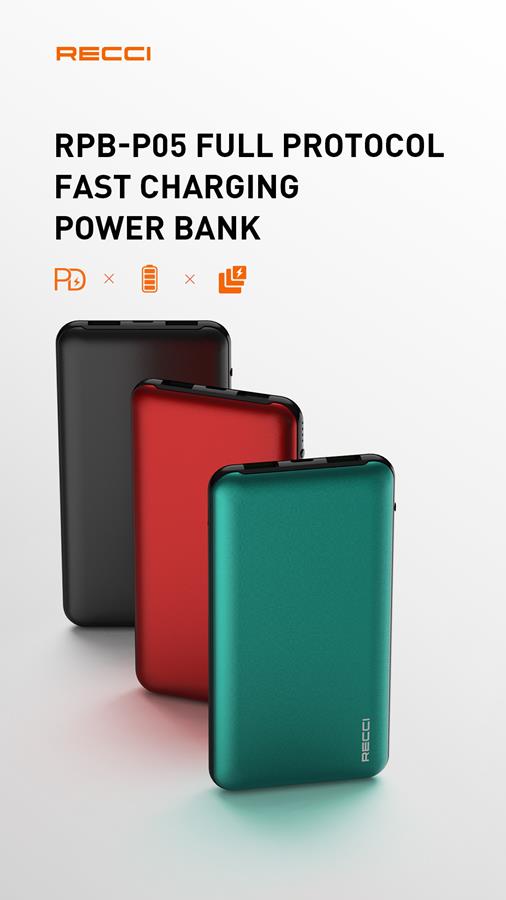 recci powerbank fast charging