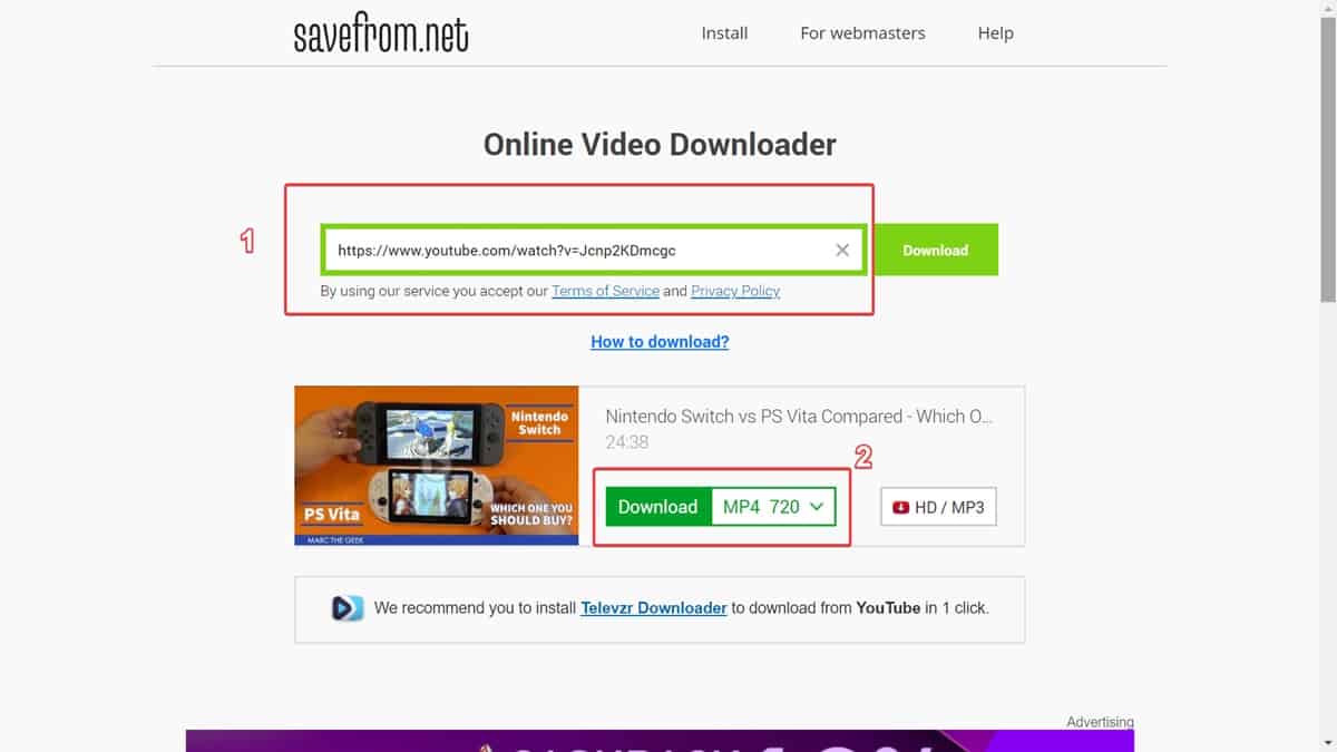 download video tanpa software