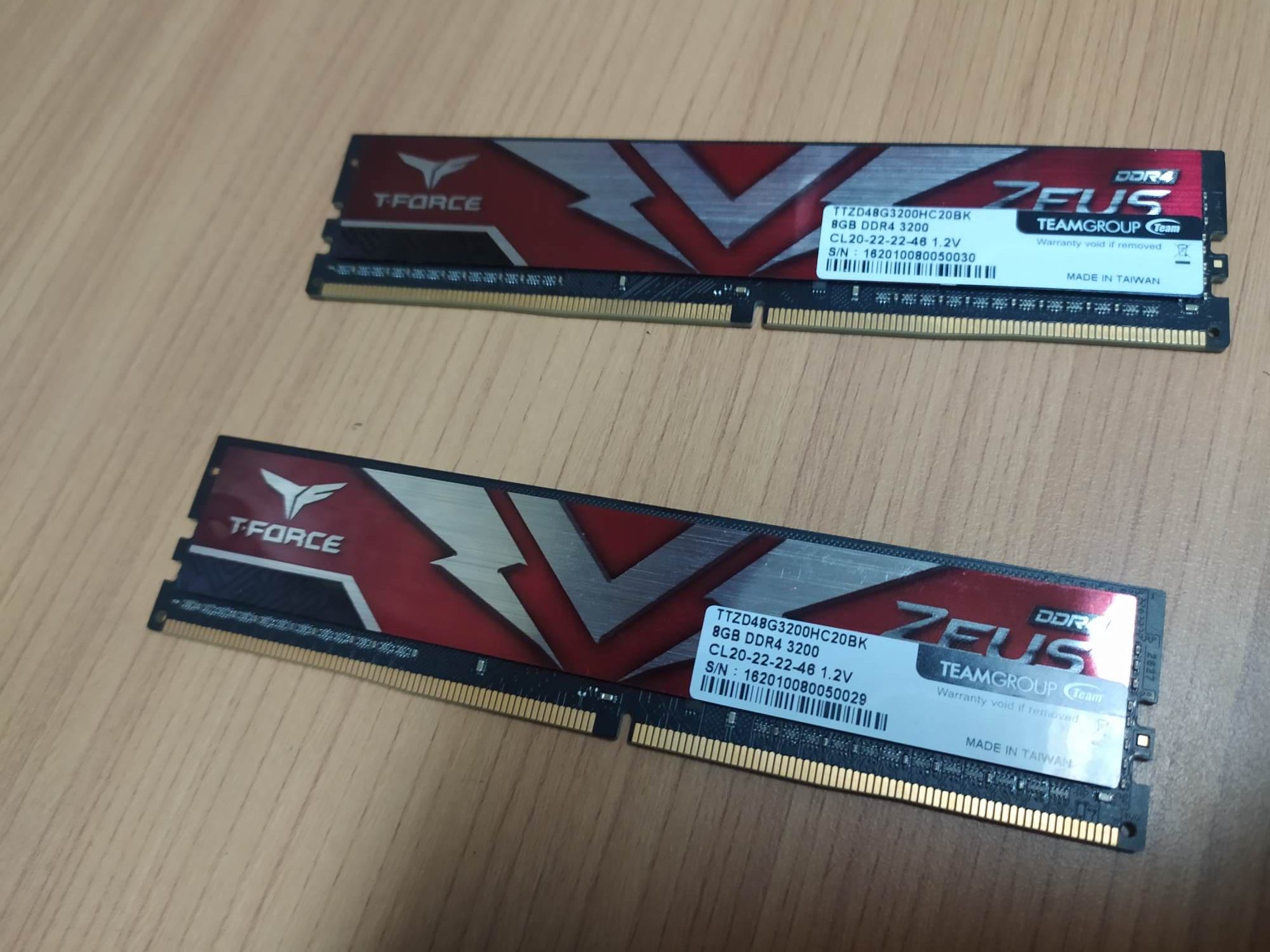 T-Force Zeus DDR4 16GB