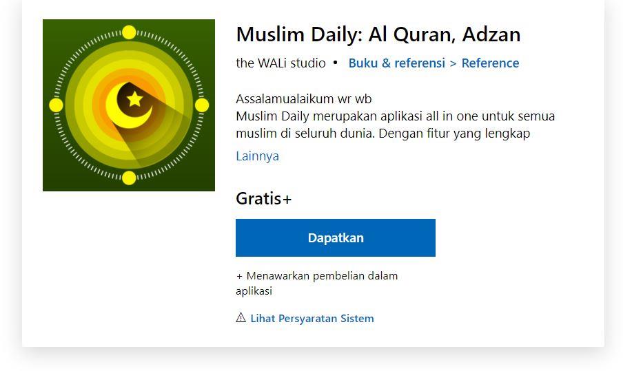 aplikasi adzan untuk pc muslim daily
