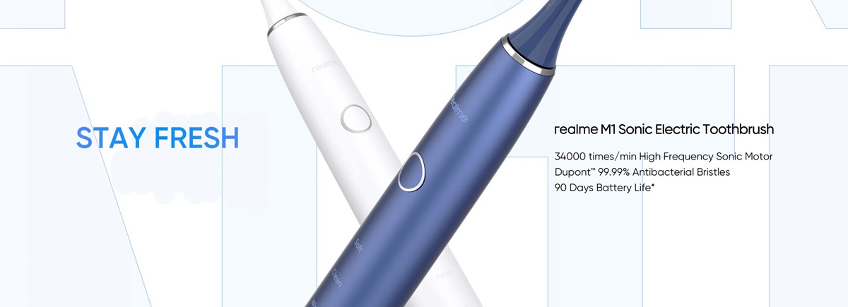 realme sonic electric toothbrush