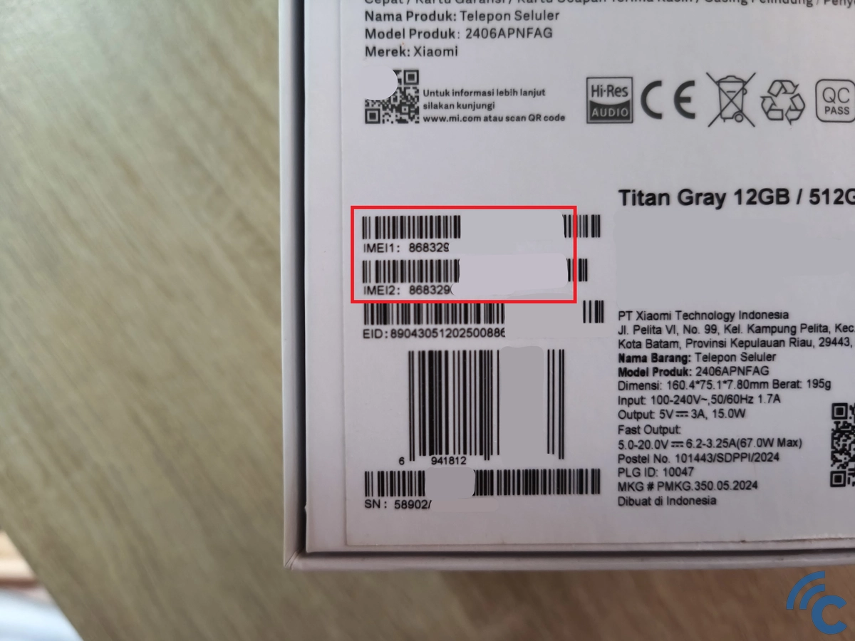 Cara Menemukan IMEI pada Smartphone Xiaomi