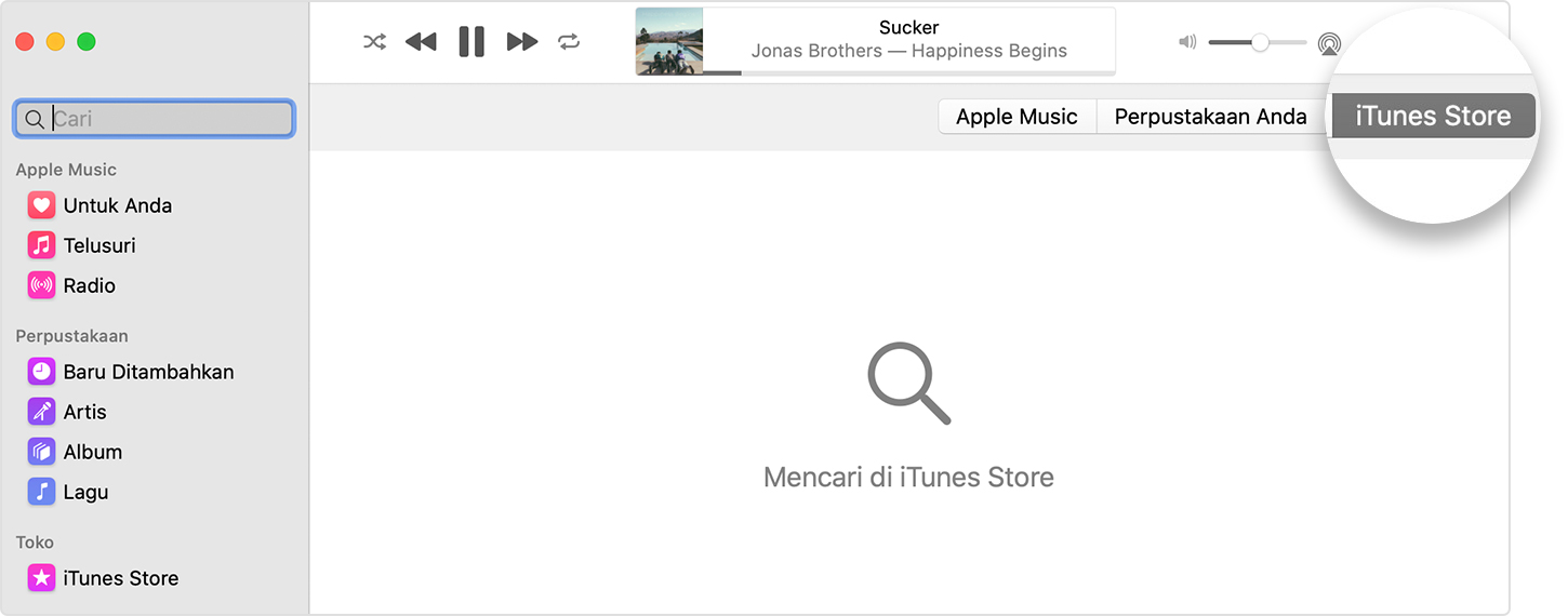 Beli Lagu iTunes dari Laptop Macbook