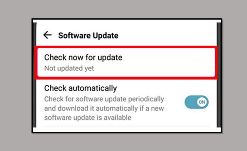 Check Now For Update Android