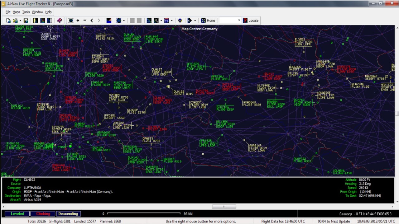 AirNav Live Flight Tracker