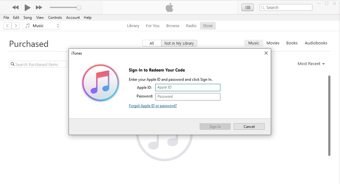 iTunes di Windows -2