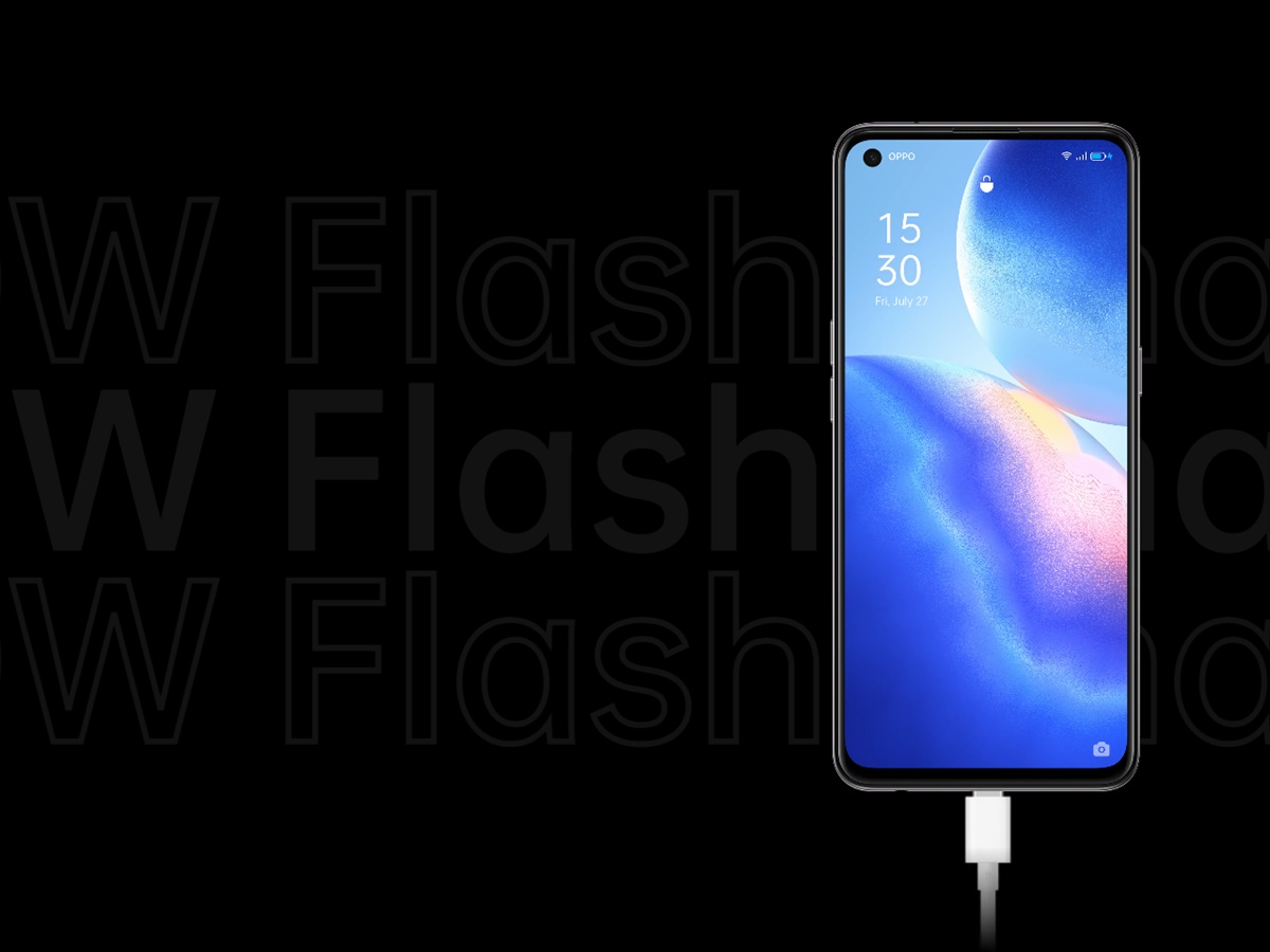 oppo reno5 fast charging
