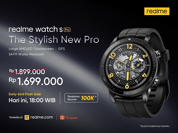 realme Watch S Pro “Pro Style, Pro Sport” Resmi Meluncur, Berapa Harganya? 3