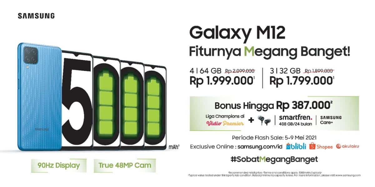 Flash Sale Samsung Galaxy M12